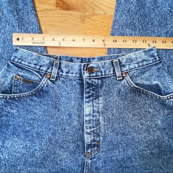 ❌SOLD❌VTG Lee Acid Wash Jeans Size 14 - Picture 5 of 9